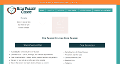 Desktop Screenshot of gilavalleyclinic.com